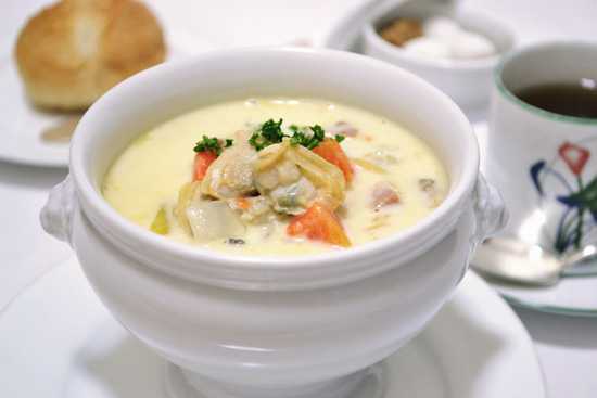アサリと野菜のクリームスープのメイン画像